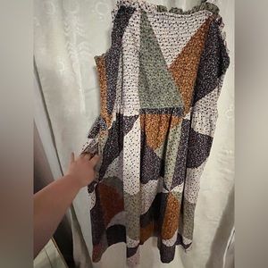 Universal Thread Patchwork Dress